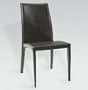 ItalModern 02402 Daisy Leather Chair Set of 2- Brown