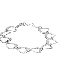 Clevereves Sterling Silver Link Bracelet With 1" Extender
