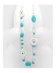 Turquoise Necklace In Sterling Silver