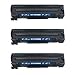 3-PACK HP 35A (CB435A) Compatible 1,500 Yield Black Toner Cartridge - HP LaserJet P1005, P1006