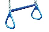 Gorilla Playsets - Trapeze Bar with Rings, Blue