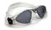 Aqua Sphere Kayenne Goggle With Smoke Lens, Clear/Silver