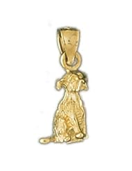 Dazzlers Solid 14k Gold 3D Pug Dog Charm Pendant Available in three colors from jewelsberry (weights: 1.9 grams only)