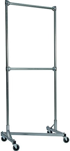 Quality Fabricators 233842S Z-Rack Heavy Duty 36-inch Long Base Double Rail w/ 84-inch Uprights Silv