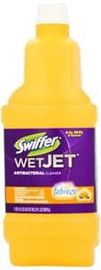 Swiffer WetJet Spray Mop Antibacterial Floor Cleaner, Febreze Sweet Citrus and Light Scent, 42.2-Ounce (Pack of 6) (Packaging May Vary)