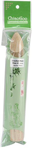Chiaogoo wooden crochet hook, 25mm
