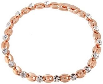 Dd 12 RED APPLE Round Shaped 18K RGP Alloy Bracelet (Gold) M16.