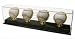 Collectible Deluxe Acrylic Four Gold Glove MLB Baseball Display - Acrylic Base Case