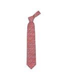 Missoni Textured Lines Woven Silk Tie Red
