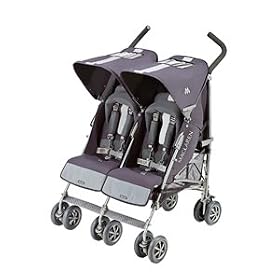 Maclaren Twin Techno Silver Grey Charcoal
