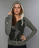 Obey The Commanda Hoody in Heather Navy hood ,Sweatshirts for Women