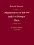 Ornamentation in Baroque and Post-Baroque Music, with Special Emphasis on J.S. Bach