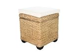 Indoor Footstool with Hidden Storage