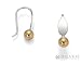 Ed Levin Sterling & Gold Ball Earrings