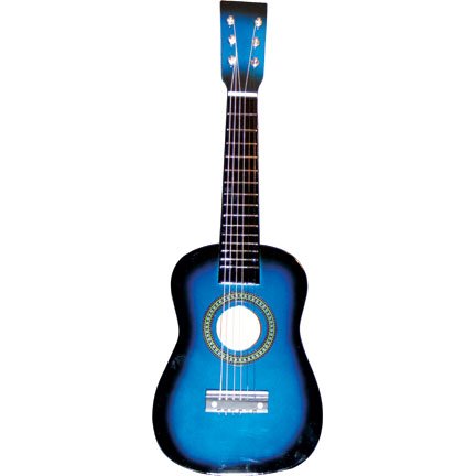 23 Inch Kid's Acoustic Toy Guitar Set - Bodacious Blue