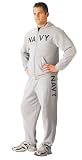 Grey Navy Physical Training Zipper Sweatshirt