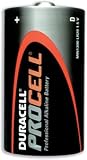 Electronics : Duracell Procell Battery Alkaline 1.5V D Ref MN1300 [Pack 10]