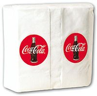 Tablecraft Napkins For Cc301 Dispenser- 13"X 13" - 100 Pak Pack Of 12