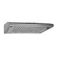 PKM UBH1001 Unterbau Dunstabzugshaube / 60 cm / 180 m3/h / 2 Stufen / Stahlblechschwarz mit Glaswrasenschirm / schwarz