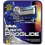 Gillette 3 Pack Fusion Proglide Replacement Blades