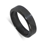 6 MM Hematite Band Gemstone Ring