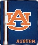 Auburn Tigers 50 inch x 60 inch Royal Plush Raschel Throw Blanket - Mesh Style (Quantity of 1)