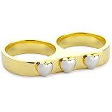 Beyond Rings Hearts 2 Finger Ring