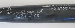 Eric Munson Autographed Louisville Slugger Baseball Bat, Oakland Athletics, Detroit Tigers, Proof Photo