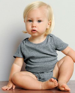Bella Infant 5.8 oz. Baby Rib Short-Sleeve One-Piece