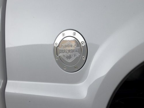 All Sales Mfg. Harley Davidson Billet Fuel Doors Black Ring & Door Jeep Wrangler 1997 to 2006 (TJ)