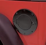 Jeep Wrangler Billet Style Gas Covers - Black