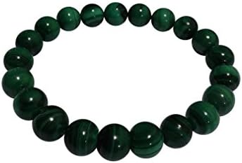 Malachite Stretch Bracelet, 8 Inches
