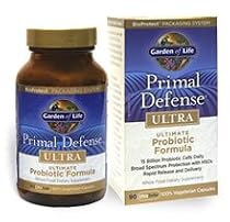 Garden of Life Primal Defense Ultra Ultimate Probiotics Formula, Capsules, 90-Count Bottle