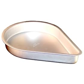Fat Daddio's 12 Inch x 3 Inch Solid Bottom Teardrop Pan by Fat Daddio's