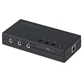 TERRATEC Aureon 7.1 USB ext. Soundkarte 4 analoge Ausgaenge 2 Microeingaenge 1 Kopfhoerer Eingang schwarz