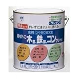 ニッペ ホームペイント 多用途塗料 水性つやありEXE 3.2L 10・チョコレート