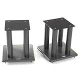 30 cm Speaker Stands in Graphite Metallic