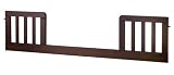 Toddler Guard Rail for Hidden Hardware Cribs (M4801, M4001, M5921) in Espresso Finish By Da Vinci Baby Furniture