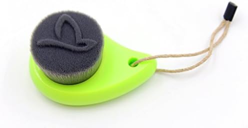 May,1 Big Promotion Item, Facial Brush,Grey Anti-bacterial Fibers,Green Plastic Handle -100% Money Back Guarantee!
