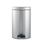 Brabantia 12litre Pedal Bin Fingerproof Matt Steel