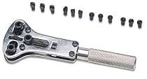 Watch Case Back Opener for Most Waterproof Watches Change Battery Adjustments Remove Open