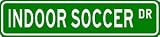 INDOOR SOCCER Street Sign - Sport Sign - High Quality Aluminum Street Sign