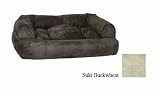 Snoozer Overstuffed Luxury Pet Sofa, X-Large, Suki Buckwheat