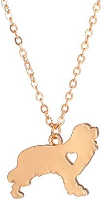 Gold Cavalier King Charles Spaniel Custom Dog Breed Necklace Pendant Pet Jewelry Memorial Gift for lovers