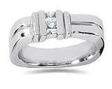 0.34 ctw Men's Diamond Ring in Platinum