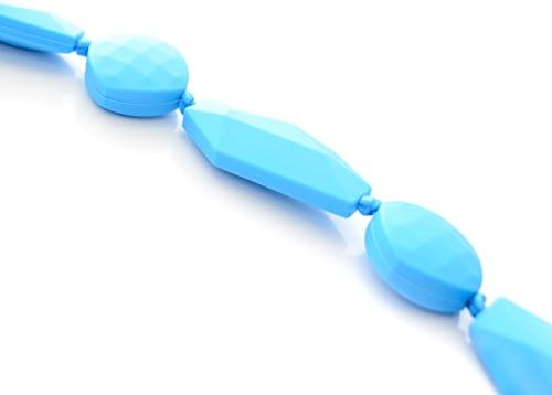 Baby Gamo Shape Teething Necklace (Sky Blue)