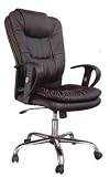 TJ682D - Quality Black Leather Home/Office Computer Chair (Black)