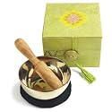 Meditation Bowl and Box, Yantra Mandala; 3"