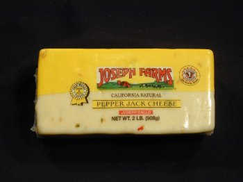 Hot Pepper Jack - 2 LB Loaf by Cheese Express