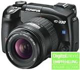 Olympus E-330 - Digital camera - SLR - 7.5 Mpix - Olympus Zuiko Digital 14-45mm and 40-150mm lenses - optical zoom: 3.2 x - supported memory: CF, xD, Microdrive, xD Type H, xD Type M